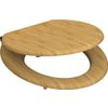 Afbeelding van SCHÜTTE WC-Bril 81101 NATURAL BAMBOO - Massief Bamboe - Soft Close - Verchroomde Scharnieren