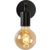Afbeelding van Lucide SCOTT Wandlamp 1xE27 Zw.