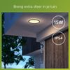 Afbeelding van Philips SuperSlim SceneSwitch plafondlamp - zwart - 15W - IP54