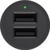 Afbeelding van Belkin autolader met 2 poorten - 2.4A - 24W - Zwart