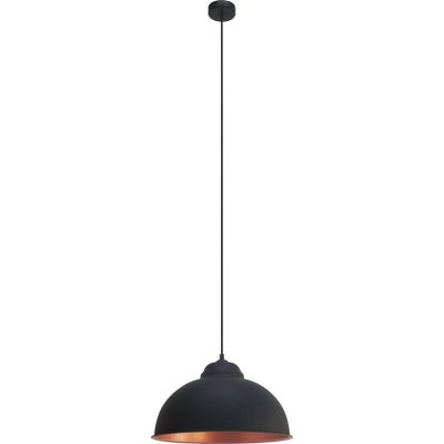 Afbeelding van EGLO Truro 2 Hanglamp - Ø 37 cm - Zwart/Koper