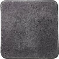 Sealskin Angora Badmat 60x60 cm - Polyester - Donkergrijs
