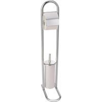 Wenko Toiletborstelhouder - Kairo - 15 cmx84 cmx28 cm - Chroom