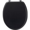 Afbeelding van Tiger Leatherlook - Toiletbril - WC bril - MDF - Zwart