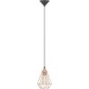 Afbeelding van EGLO Tarbes Hanglamp - E27 - Ø 17,5 cm - Zwart/Koper