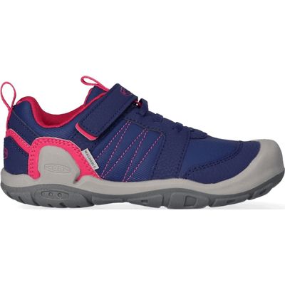 Afbeelding van Keen Knotch Peak Older Kids Wandelschoenen Blue Depths/Pink Peacock | Blauw | Mesh | Maat 37 | K102