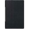 Afbeelding van Lenovo Yoga Tab 11 Bookcase hoesje - Just in Case - Effen Zwart - Kunstleer