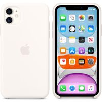 Apple Siliconen hoesje voor Apple iPhone 11 - Wit