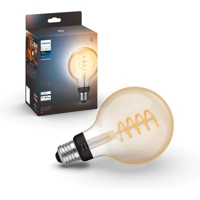 Afbeelding van Philips Hue Filament Lichtbron E27 Globelamp G93 - warm tot koelwit licht - klein - 1-pack - Blueto