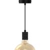 Afbeelding van Calex Retro Pendel - Industrieel Hanglamp - E27 Fitting - Zwart - Excl. lichtbron