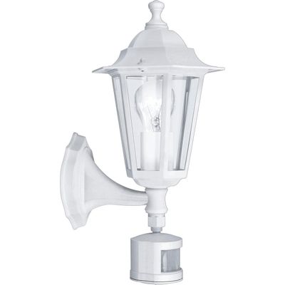 Afbeelding van EGLO Laterna 5 - Buitenverlichting - Wandlamp Met Sensor - 1 Lichts - Wit - Helder