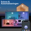 Afbeelding van Calex Slimme Lamp - Set van 2 stuks - Wifi LED Filament Verlichting - E27 - Smart Lichtbron Goud - 