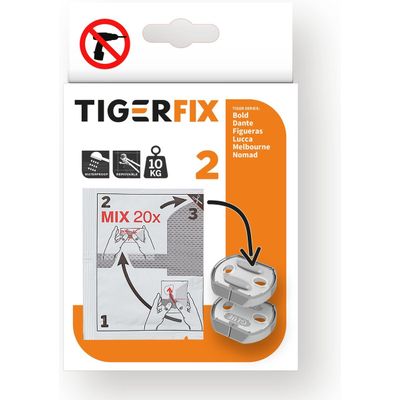 Afbeelding van Tiger TigerFix type 2 - Tiger accessoires monteren zónder boren