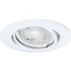 Afbeelding van Paulmann Base inbouwspot - wit - zwenkbaar - set van 10 - 51mm - zonder verlichtingsmiddel