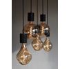 Afbeelding van Calex Retro Pendellamp - Industrieel Hanglamp - E27 Fitting - Zwart - Excl. lichtbron