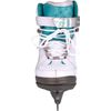 Afbeelding van Nijdam Kunstschaats Dames - Softboot - Wit/Blauw/Zilver - 41