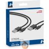 Afbeelding van Speedlink, Stream Play & Charge USB Kabel Set voor PS4 (Zwart)