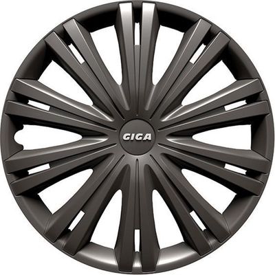 Afbeelding van Carpoint Wieldoppenset Gigadark 16 Inch Antraciet 4 Stuks