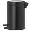 Afbeelding van Brabantia NewIcon Prullenbak - 3 l - Matt Black