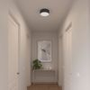 Afbeelding van Smartwares Plafondlamp - Ø 30 cm - Zwart - E14 - 10.004.64