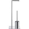 Afbeelding van Sealskin Tube - Toiletbutler - Toiletrolhouder - Toiletborstel met houder siliconen - Reserverolhou