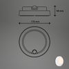 Afbeelding van BRILONER - PULA - LED-buitenwandlamp op batterijen, sensor,