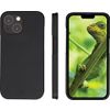 Afbeelding van iPhone 14 Plus Bookcase hoesje - dbramante1928 - Effen Zwart - Leer