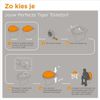 Afbeelding van Tiger Leatherlook - Toiletbril - WC bril - MDF - Zwart