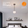 Afbeelding van Smartwares Plafondlamp - Ø 40 cm - Wit - E14 - 10.004.68