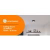 Afbeelding van Smartwares Plafondlamp - Ø 30 cm - Zwart - E14 - 10.004.64
