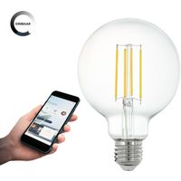 EGLO connect.z Smart LED Lamp - E27 - Ø 9,5 cm - 2700K - Dimbaar - Zigbee