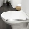 Afbeelding van Tiger Carter - Toiletbril met deksel - WC bril - Duroplast Wit