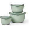 Afbeelding van Mepal - Multikom Cirqula vershouddoos set - 500 + 1000 + 2000 ml - Rond - Nordic sage Afbeelding van Mepal - Multikom Cirqula vershouddoos set - 500 + 1000 + 2000 ml - Rond - Nordic sage