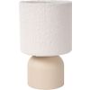 Afbeelding van Lucide WOOLLY Tafellamp - Ø 16 cm - 1xE14 - Beige
