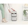 Afbeelding van Brabantia Sort & Go Prullenbak Stapelbaar - 20 liter - Light Grey