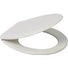Afbeelding van Plieger Economy Toiletbril – Wc Bril Wit – Wc Brillen met Deksel – RVS Bevestiging