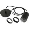 Afbeelding van Calex Retro Pendellamp - Industrieel Hanglamp - E27 Fitting - Zwart - Excl. lichtbron