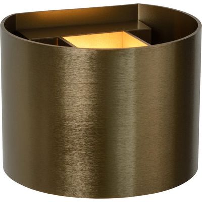 Foto van Lucide XIO - Wandl - LED Dimb. - G9 - 1x3,5W 2700K - Roest bruin