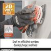 Afbeelding van Powerplus Dual Power POWDP50200 Handpalm- multischuurschuurmachine - 20V - 140 x 140 x 80mm - Incl