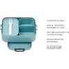 Afbeelding van Mepal – Bento lunchbox Take a Break midi- inclusief bento box – Nordic denim – Lunchbox voor volwas