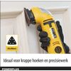 Afbeelding van Powerplus POWX0490 Driehoekschuurmachine - 300W - Variabele snelheid - Incl. stofafzuigaansluiting