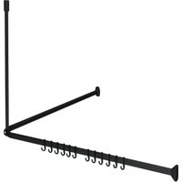 Sealskin Easy Roll - Douchegordijnstangset - 90x90x90 cm - Zwart