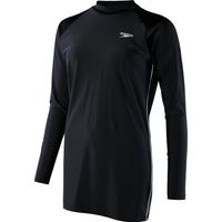 Speedo Swim Long-Line Tunic Badpak Dames - Zwart / Wit - Maat 38