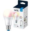 Afbeelding van WiZ Lamp Slimme LED Verlichting E27 Lichtbron - Gekleurd en Wit Licht - 60W - Mat - WiFi