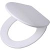 Afbeelding van Tiger Boston - Toiletbril - WC bril - Duroplast - Wit / Chroom