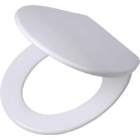 Tiger Boston - Toiletbril - WC bril - Duroplast - Wit / Chroom