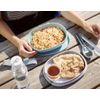 Afbeelding van Mepal - Ellipse duo lunchbox - Saladebox - Magnetronbestendig - Nordic green