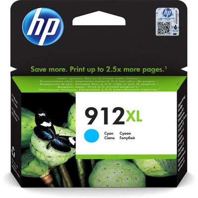 Afbeelding van HP 912 XL - Inktcartridge / Cyaan / Hoge Capaciteit