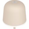 Afbeelding van EGLO Mannera Tafellamp - Aanraakdimmer - Draadloos - 34 cm - Aluminium - Zandkleur/Wit - Oplaadbaar