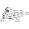 Afbeelding van WENKO Vacuum-Loc Zeephouder Milazzo chroom - Bevestigen zonder boren